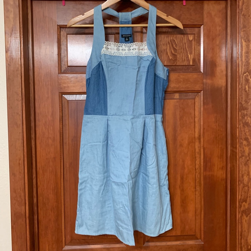 NWT I 🖤 Ronson Denim Mini Dress